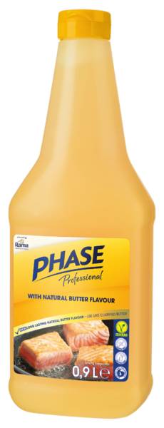 Phase mit Butteraroma, pfl. flü. Fettcreme, 900 ML/FL