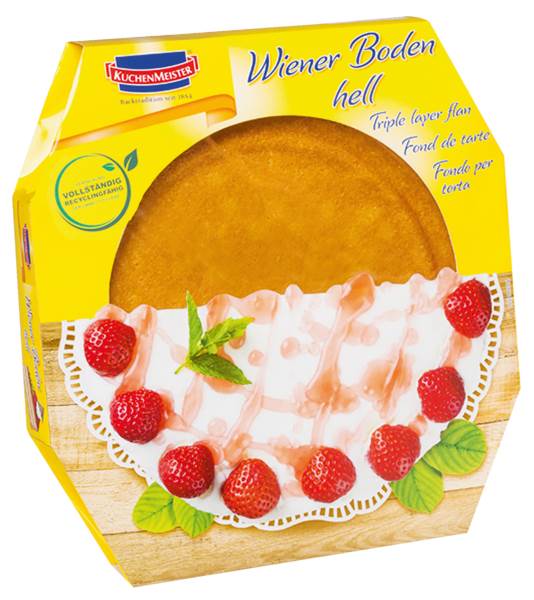 Kuchenmeister Wiener Boden hell, Ø 23 cm, 400 G/ST