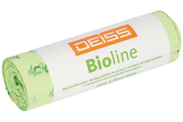 Deiss Bioabfallsäcke, natur, 30l, 500x600x0,02mm, 20my, 20 Stück, (06066) 1 RO