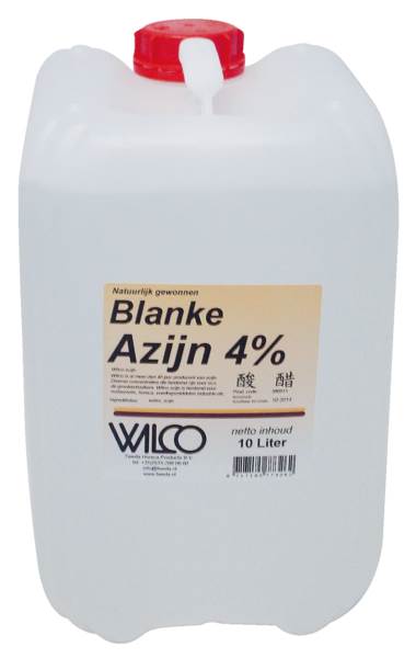 Wilco Azijn azijn 4%, blank 10 L/CN