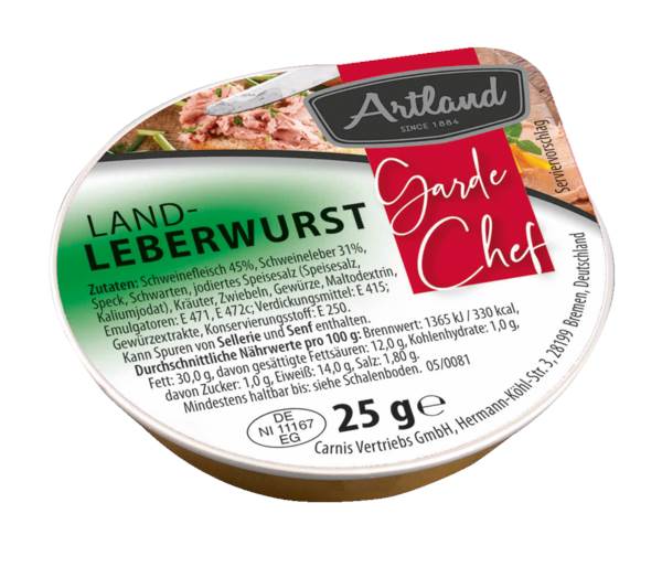 Artland Artl.liver pate 25g 25 G/TN
