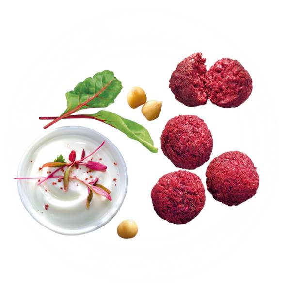 TK Garden Gourmet Rote Bete Falafel, vegan, 21g, 8 KG/KT mit roter Beete und Kichererbsen, orientalisch würzig