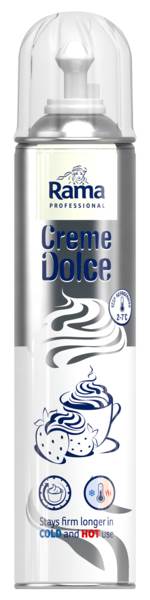 Rama Creme Dolce słodzony krem w sprayu, bita śmietana w sprayu 500 ML/PS
