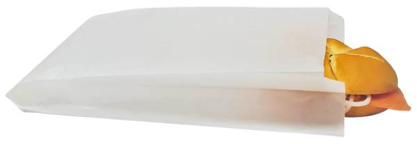 Hermsen Bäckerbeutel, weiß, 1,5kg, ca. 15x7x28cm, für ca. 5 Brötchen, 1000 Stück, (05030031) 1 KT