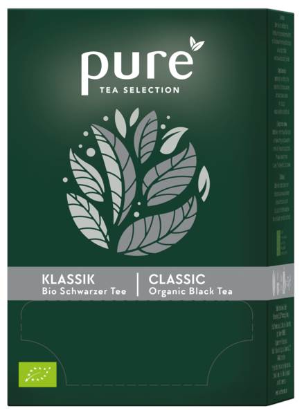 Pure Tea Selection Bio Klassik, Schwarztee, Tassenportion, einz.kuv., à 2,5g, 25 BT/PK