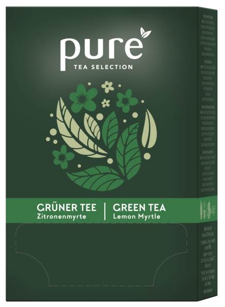 Pure Tea Selection Grüner Tee Zitronenmyrte, Tassenportion, einz.kuv., à 2g, 25 BT/PK