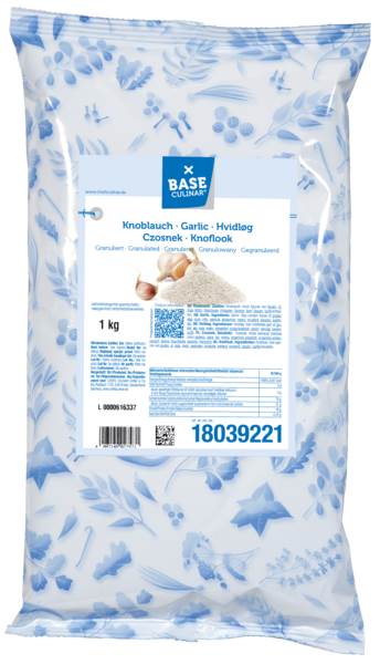 Base Culinar Knoblauch granuliert, 1 KG/BT