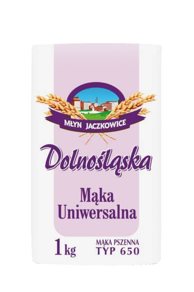 Woseba Dolnośląska Mąka Uniwersalna pszenna typ 650 1kg 1 KG/PA