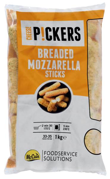 DV McCain breaded mozzarella sticks 1 KG/ZK