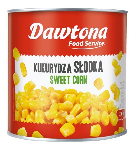 Dawtona Kukurydza słodka, konserwowa, 2600 GR/PA