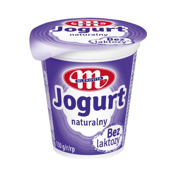Mlekovita Jogurt bez laktozy, 3% tłuszczu, 150 GR/KU