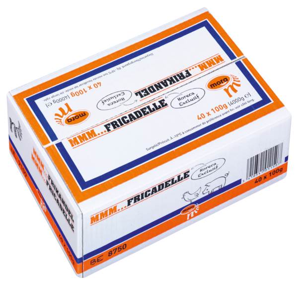 DV Mora M-frikandel horeca exclusief 100gr 40 ST/DS