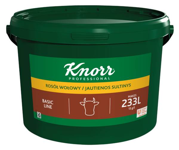 PL Knorr Rosół wołowy Professional Basic Line, baza 3,5 KG/WD