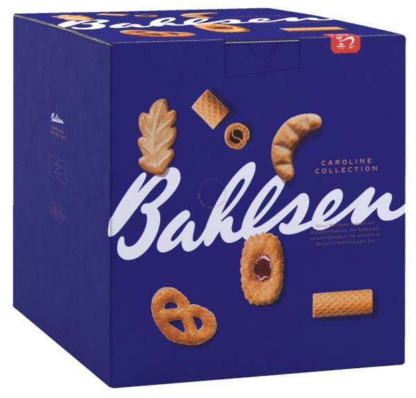 Bahlsen Caroline Collection, Gebäckmischung, 6-fach sortiert, unschokoliert, 10 PK/KT 10 Einsätze á 161g