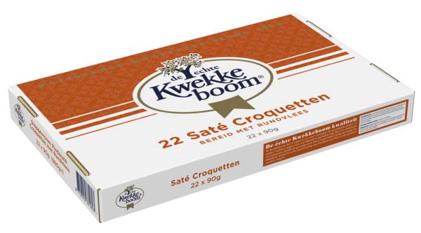DV Kwekkeboom sate kroket 90gr 21 ST/DS