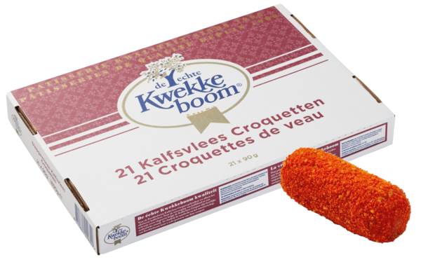 DV Kwekkeboom kalfs kroket 90gr 21 ST/DS