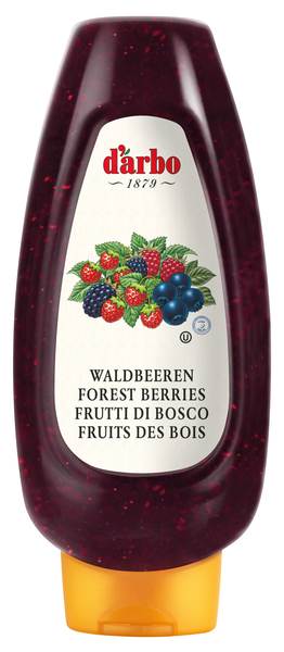 d'arbo Fruchtaufstrich Waldbeere, Dosierflasche, 900 G/FL