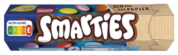 Smarties , bunte Schokolinsen, 38 G/RO