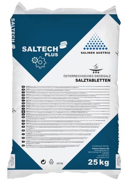 Saltech Plus Tabletten, Regeneriersalztabletten, 25 KG/SA