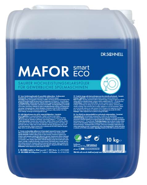 Dr.Schnell Mafor smart Eco, saurer Hochleistungsklarspüler, (DRS00060) 10 KG/KN