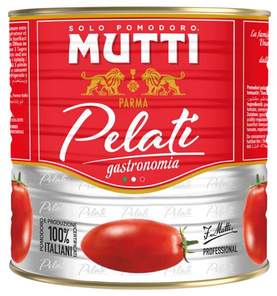 MUTTI Schältomaten Gastronomia, ATG: 1650g, 2,5 KG/DS