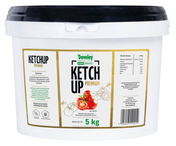 Develey Ketchup Premium, 5 KG/WD