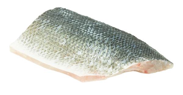 Frisches Wolfsbarschfilet (6-8), mit Haut, ca. 140g, 0,14 KG/SH