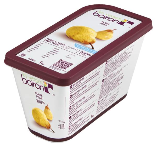 DV Boiron fruitpuree peren 100%, zonder toegevoegd suiker 1 KG/BA