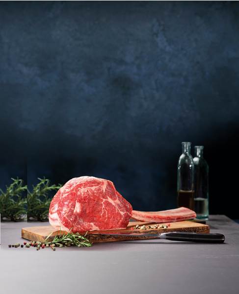 TK polnisches Rinder Tomahawk, WOLOWYNA, gereift,  in Scheiben, ca 1 KG/SC aus dem Rücken