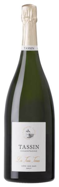 Champagne Tassin RM * FR | Champagne * MAGNUM Les Trois Terres Brut °Pinot noir/Chardonnay° 1,5 L/FL  * wijn mousserend° * rijk | complex | elegant