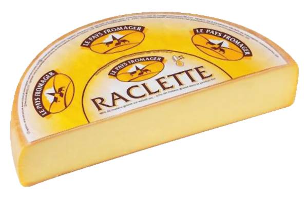 Ser raclette 1/2 kręgu, z mleka krowiego, ser półtwardy, waga niestandaryzowana 3,5 KG/ST