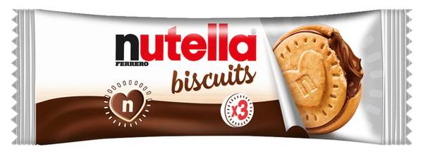 Nutella biscuits 3 St/41,4 g, 3 Kekse mit Nuss-Nougat Cremefüllung, 41 G/RG