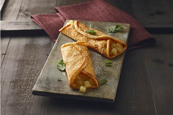 TK Hansa Eierpfannkuchen, mit Apfelfüllung, 85g 40 ST/KT