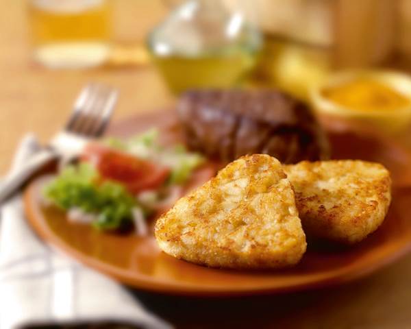 TK Aviko Rösti Ecken, vorgebacken, ca.60g,4x2,5kg, 2,5 KG/BT