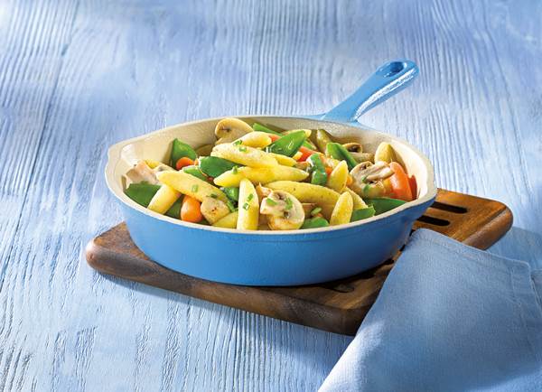 TK Bürger Schupfnudel Gemüse Pfanne, ohne Schinken, 2,5 KG/BT