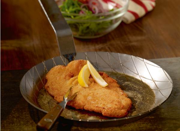 TK Karl Kemper Hähnchen-Knusperschnitzel Wiener Art, paniert, gegart, ca.160g, 3 KG/KT