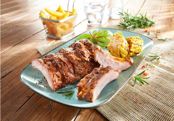 TK FVZ-Combi Line Spare Ribs, fix & fertig (vorgegart), unkalibrierung, 6 KG/KT