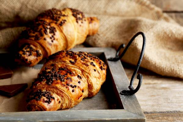 TK Schulstad Mini Schoko Croissant, Teigling, vorgegart, 45g 108 ST/KT