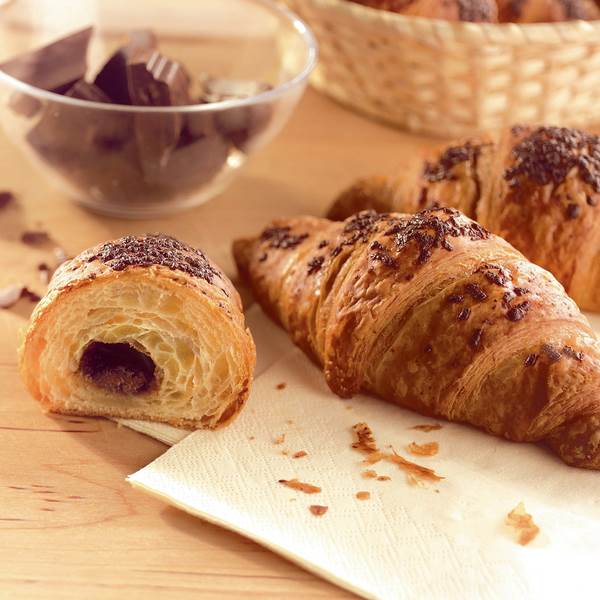 TK Schulstad Croissant Schoko-Nougat, 95g 48 ST/KT mit echter Butter