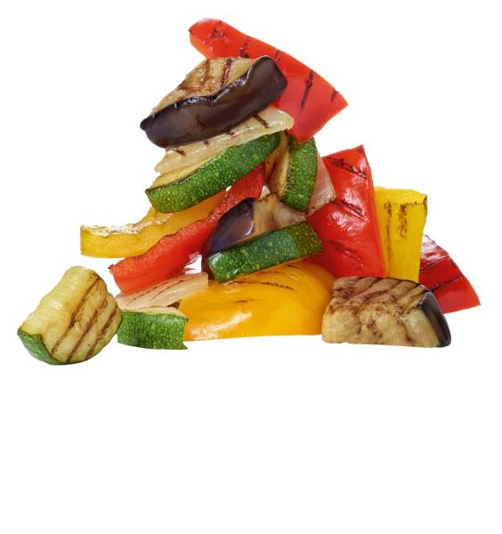 DV Salomon Food World gegrilde groente "mediterranean", groentemix van rode & gele paprika, courgette 1 KG/ZK