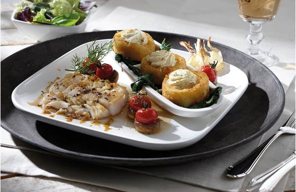 TK Schnefrost Röstoppers Frischkäse-Kräuter, ca.65g 15 ST/BT Kartoffelpasteten gefüllt mit Kräuterfrischkäse, Konvektomaten geeignet