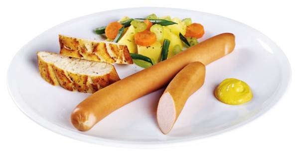 TK Sprehe Geflügel Wiener,gebrüht, ca.50g, 3 KG/KT