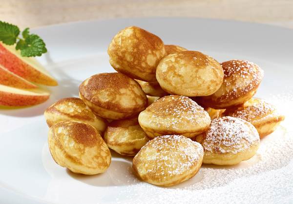 TK Dreistern Pfannkuchen Fluffies,vorgebacken, 4 KG/KT kleine Pfannkuchen ungefüllt,ca.8 g