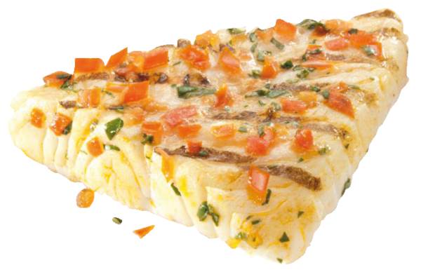 TK Frosta Combi Classe MSC Mini Grill-Fisch Tomate-Basilikum, IQF, ca.48 Stück, ca.125g, 6 KG/KT aus Alaska-Seelachs-Filet, mit Tomate-Basilikum-Topping