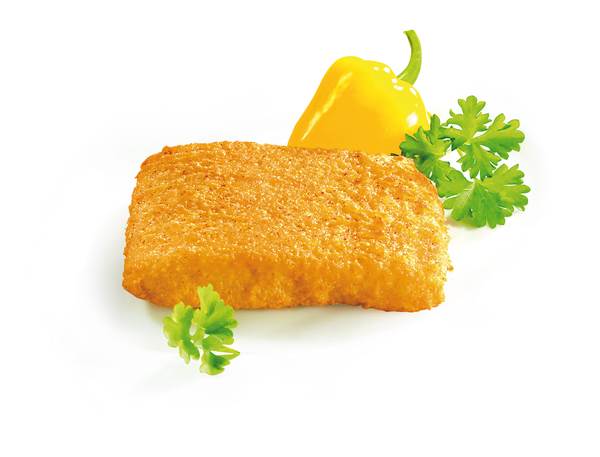 TK MSC Alaska-Seelachsfilet,  in Backteig (35%), IQF, ca.33 Stück, ca.140-160g, 5 KG/KT Portionsfilet, Suprême-Schnitt, vorgebacken, konvektomatgeeignet