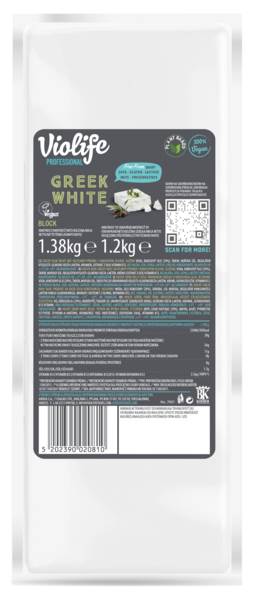 Violife Grecki biały blok, roślinny zamiennik dla sera feta, 1,2 KG/ST