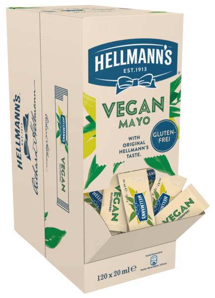 Hellmann's Vegan Mayo, Portionen, 20ml, (36208) 120 ST/KT