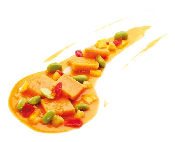TK Star Culinar Hi Taste Süßkartoffel-Curry, Süßkartoffel und Gemüse in einer Curry-Sauce, 3 KG/BT im Kochbeutel, Portionsvorschlag 250 g,