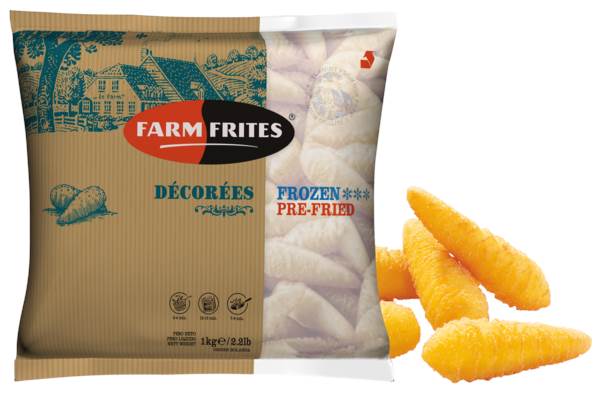 Mr Farm Frites Szyszki ziemniaczane Decorees, 5x1kg 1 KG/TB
