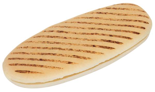TK Banquet D`or Panini gegrillt, 80g, 54 ST/KT Weizenbrot mit pflanzlichen Ölen und Fetten und Olivenöl, vorgeschnitten